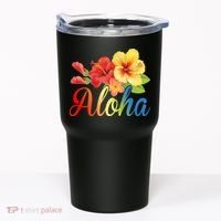 Aloha Floral Hawaiian Tropical Tumbler thumb 0
