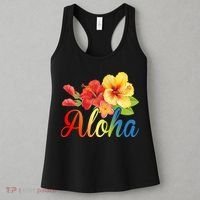 Aloha Floral Hawaiian Tropical Women's Tank Top thumb 3