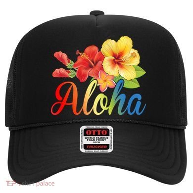 Aloha Floral Hawaiian Tropical Hat
