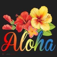 Aloha Floral Hawaiian Tropical Golf Towel thumb 3