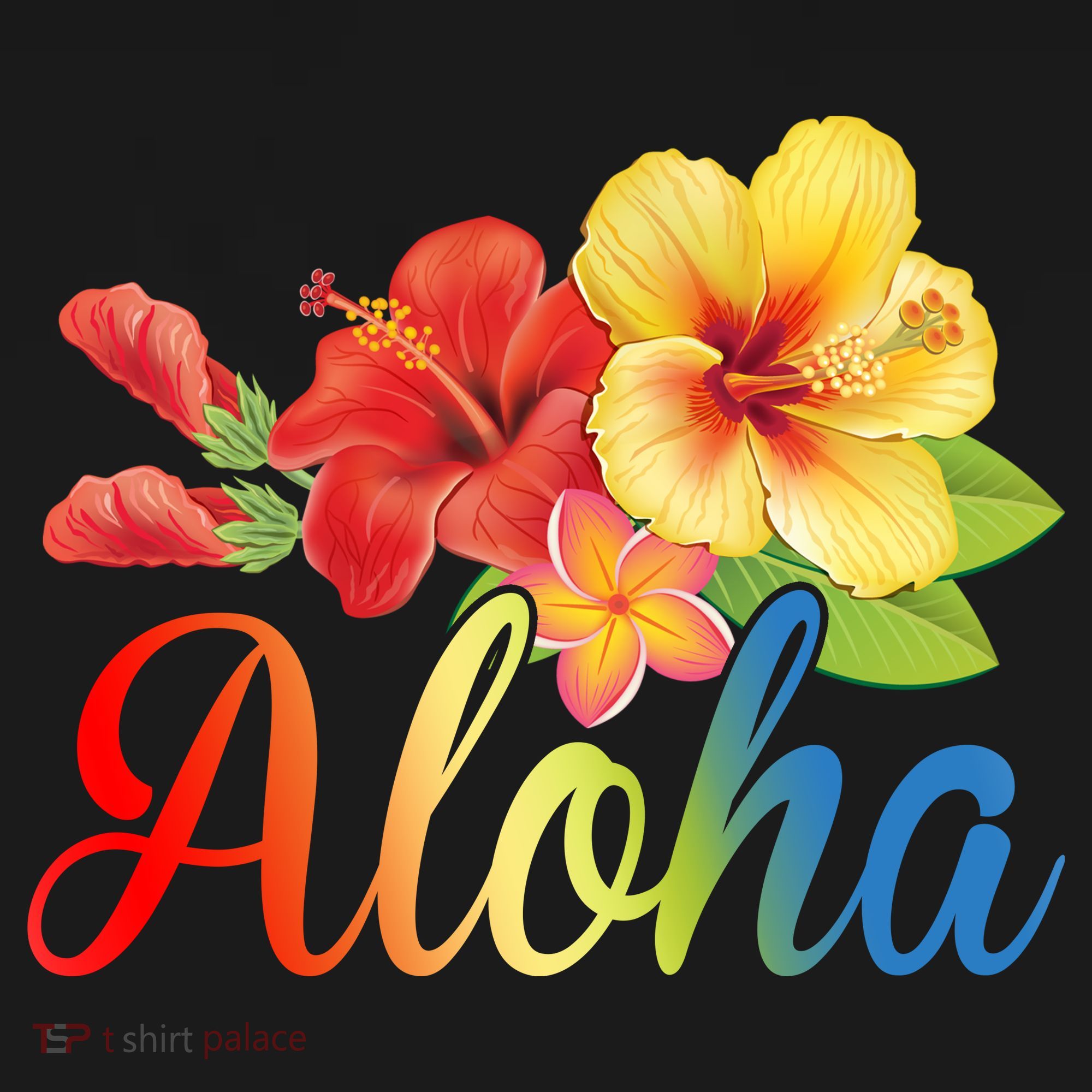 Aloha Floral Hawaiian Tropical Tote Bag