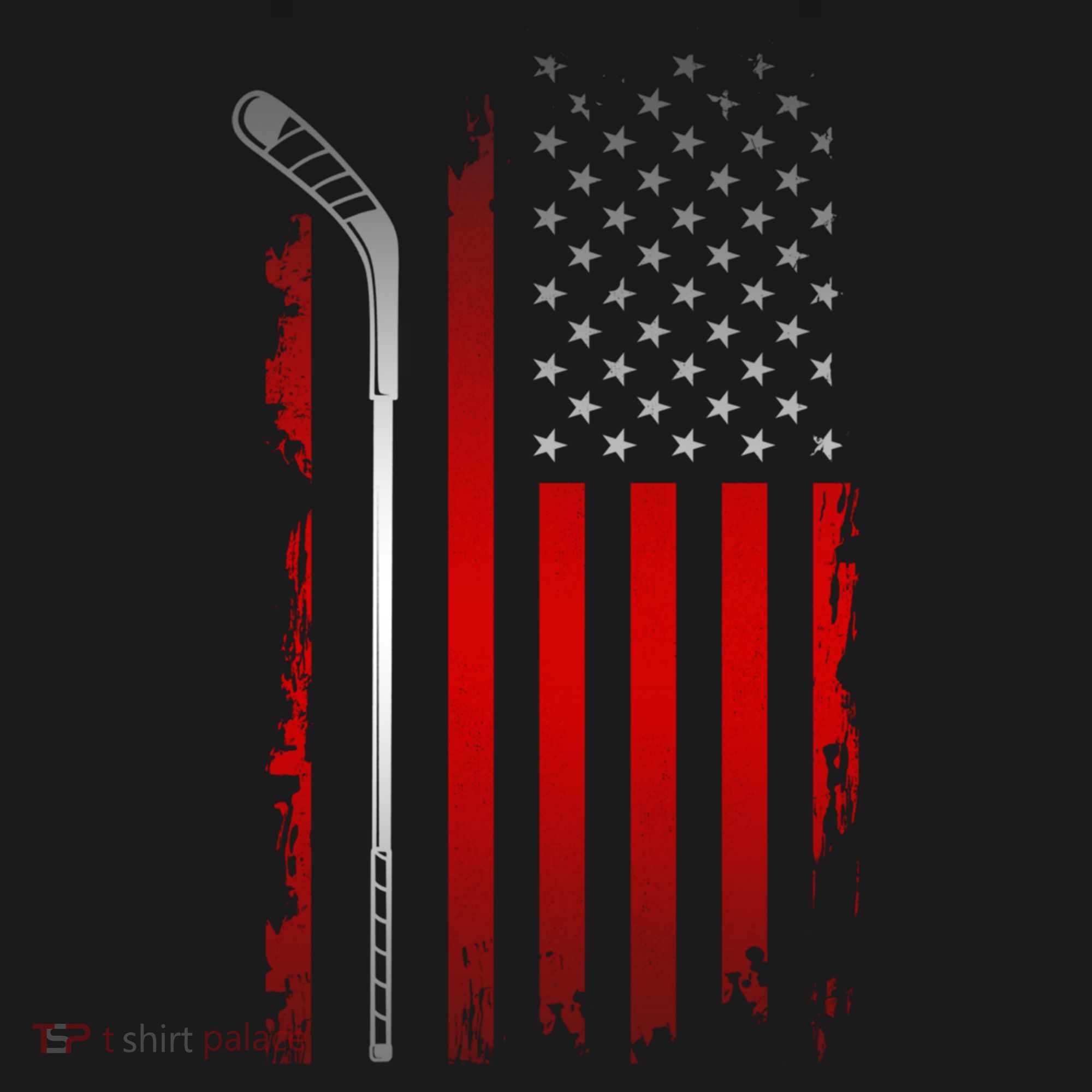 American Flag Hockey Apparel Gift Hockey Funny Gift Women's Tank Top