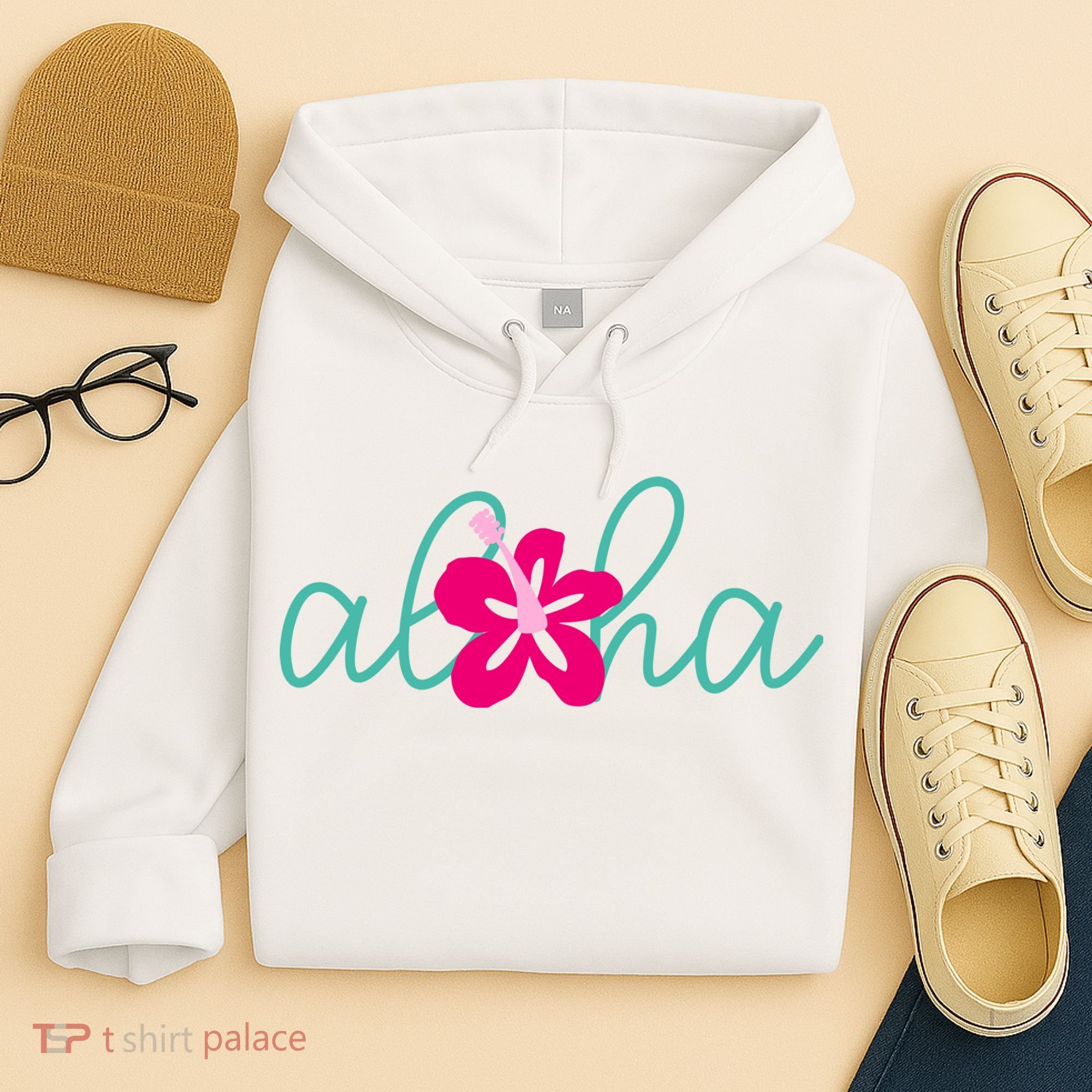 Aloha Floral Hawaii Tropical Hoodie