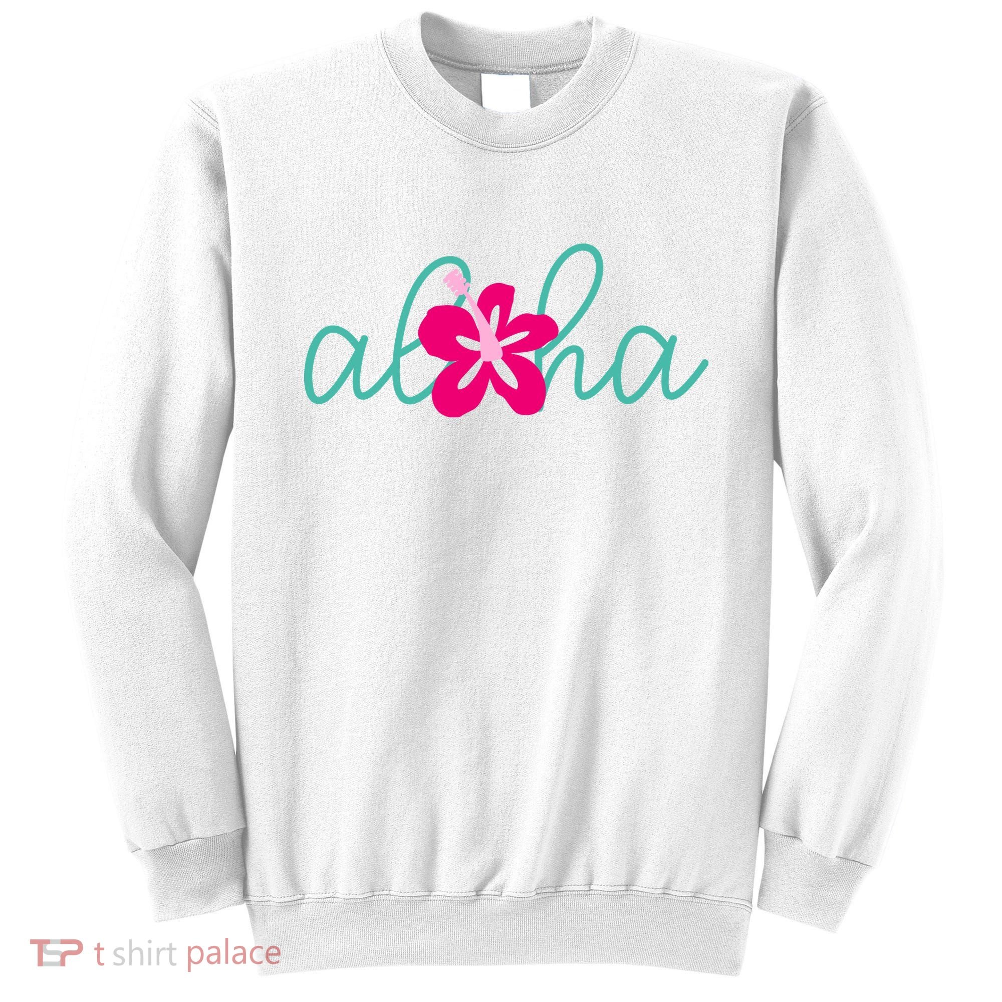 Aloha Floral Hawaii Tropical Sweatshirt