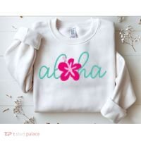 Aloha Floral Hawaii Tropical Sweatshirt thumb 2