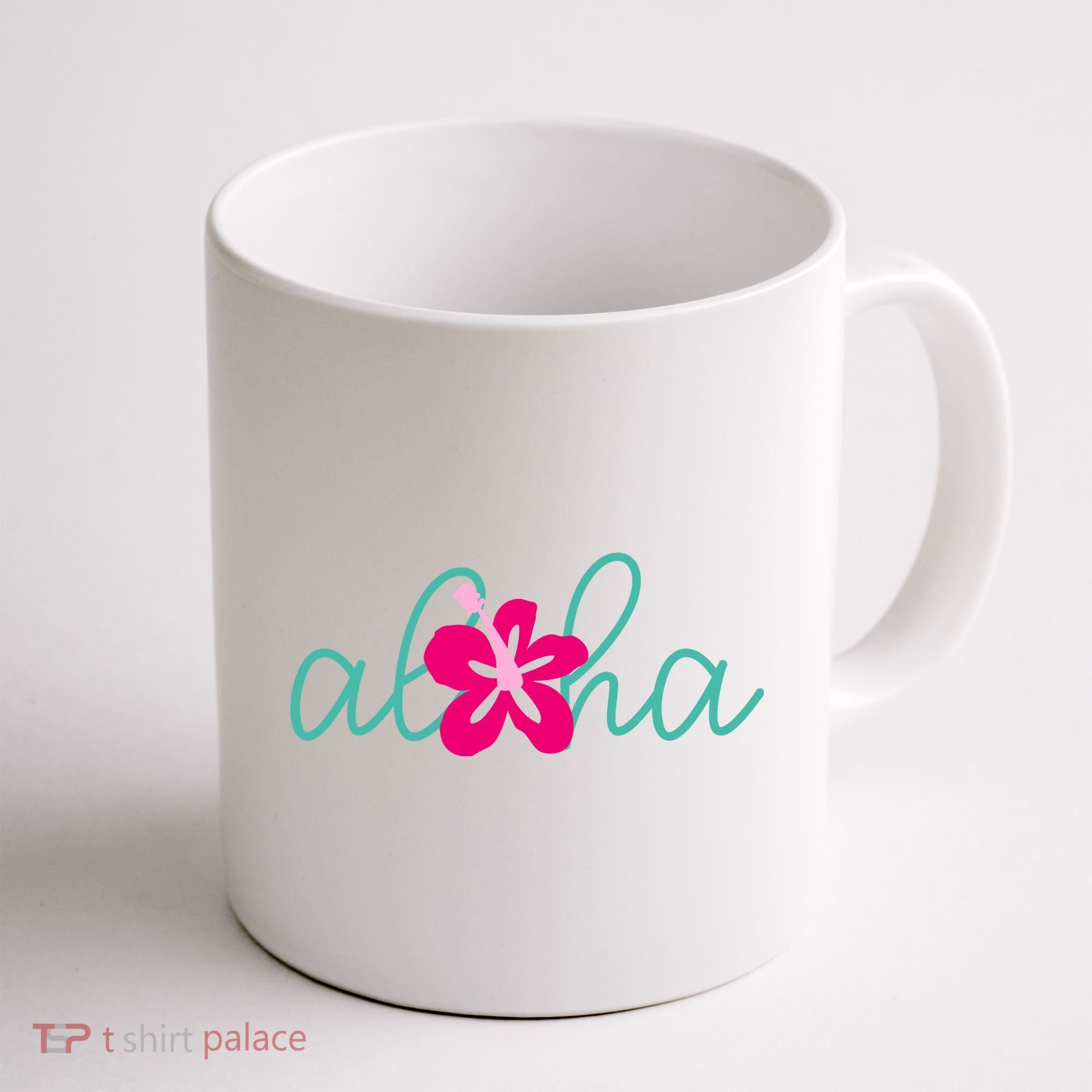 Aloha Floral Hawaii Tropical Coffee Mug