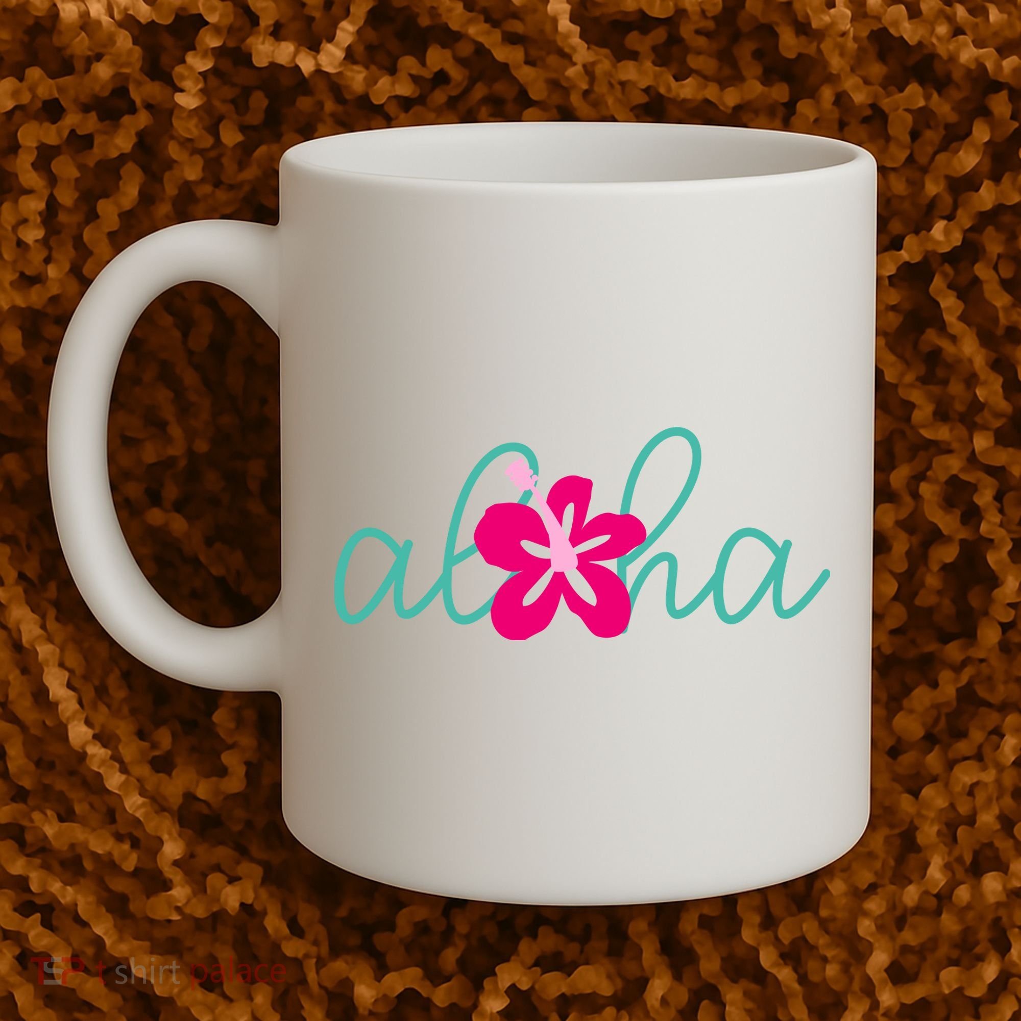 Aloha Floral Hawaii Tropical Coffee Mug