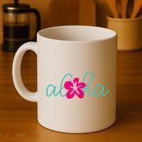 Aloha Floral Hawaii Tropical Coffee Mug thumb 4