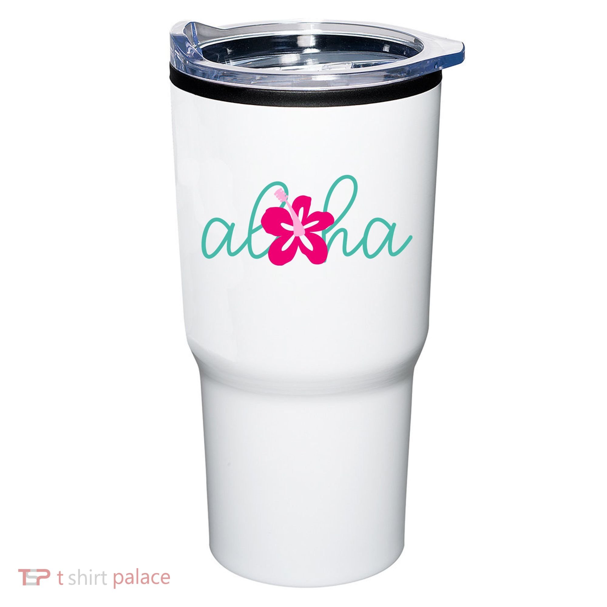 Aloha Floral Hawaii Tropical Tumbler