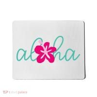 Aloha Floral Hawaii Tropical Mousepad thumb 0