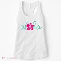 Aloha Floral Hawaii Tropical Women's Tank Top thumb 0