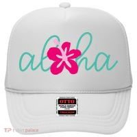 Aloha Floral Hawaii Tropical Hat thumb 0