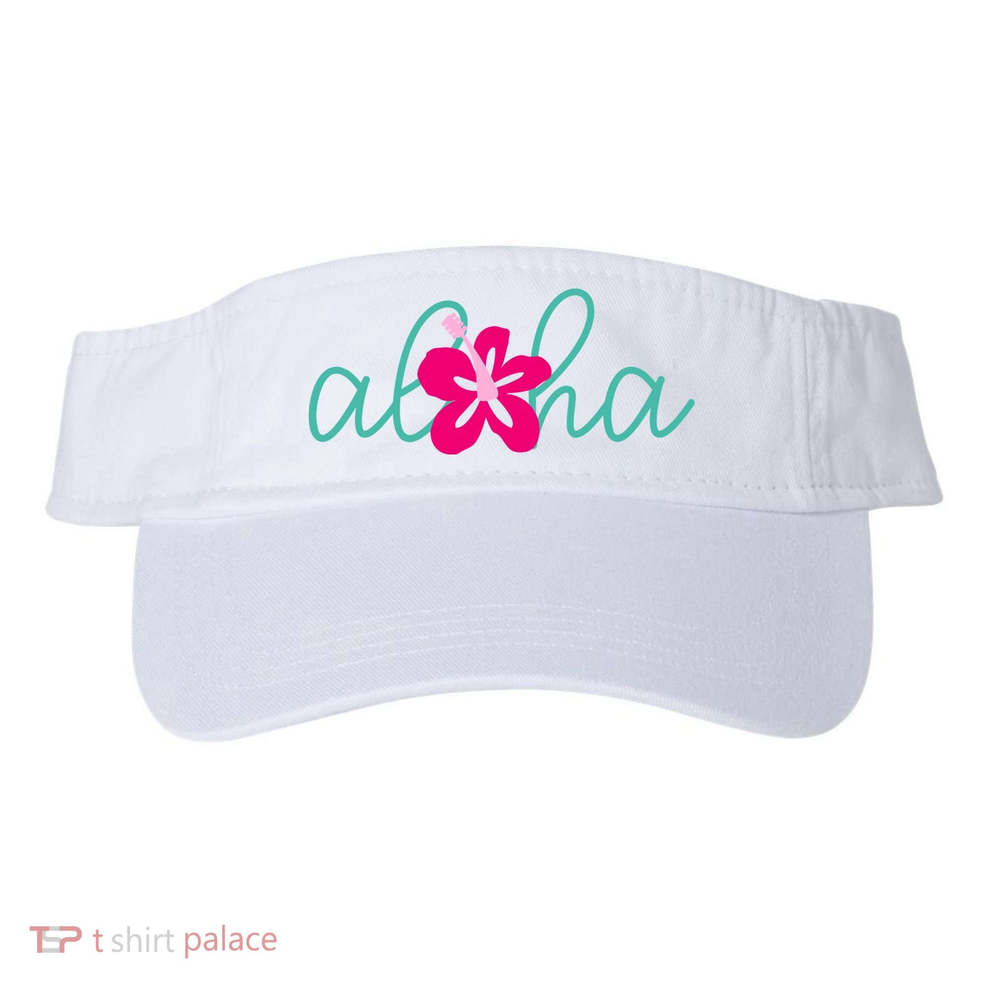Aloha Floral Hawaii Tropical Visor