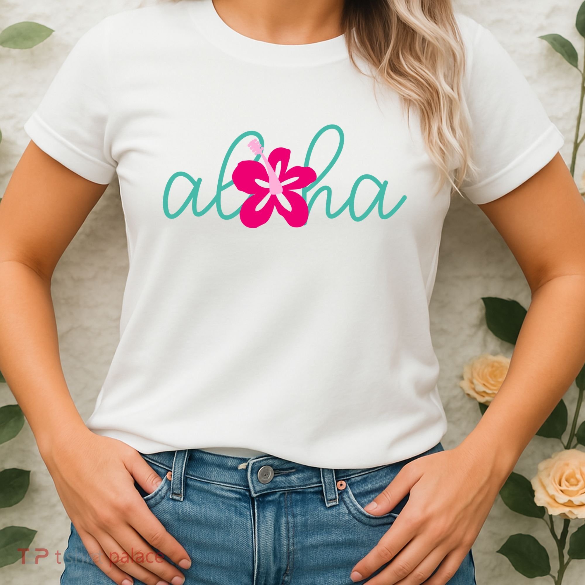 Aloha Floral Hawaii Tropical Women's T-Shirt