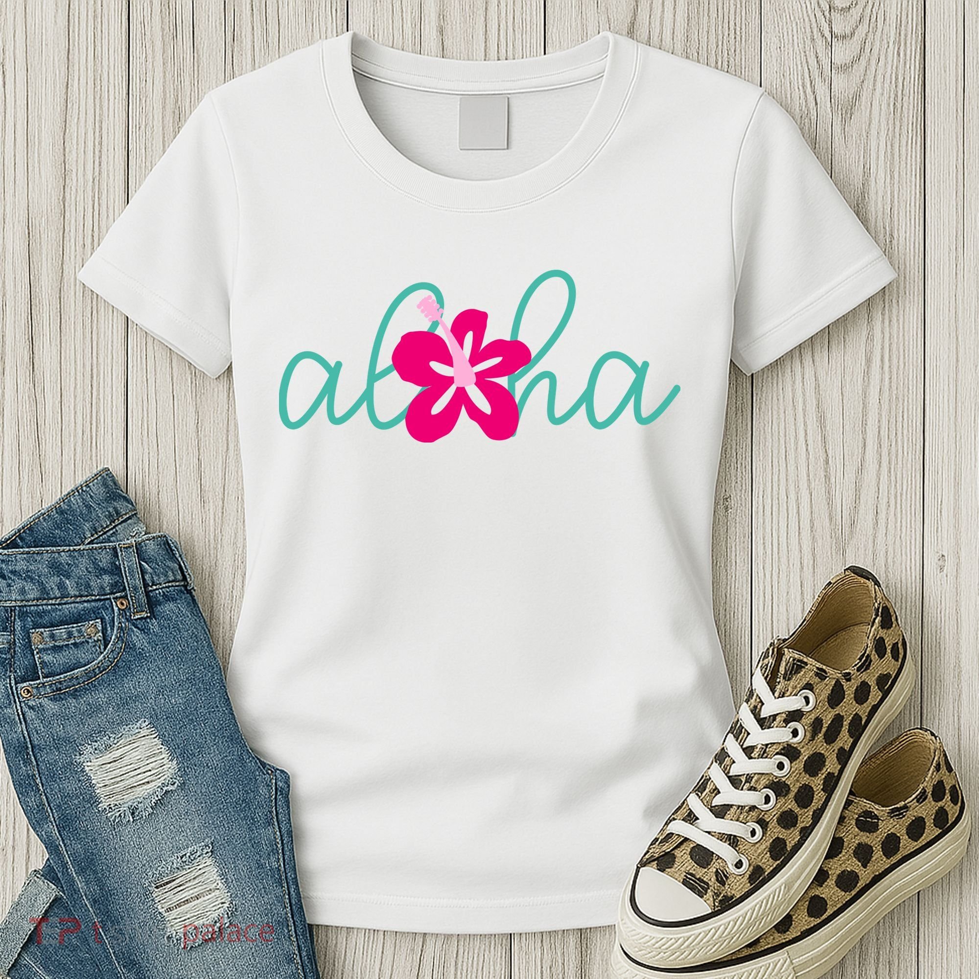 Aloha Floral Hawaii Tropical Women's T-Shirt