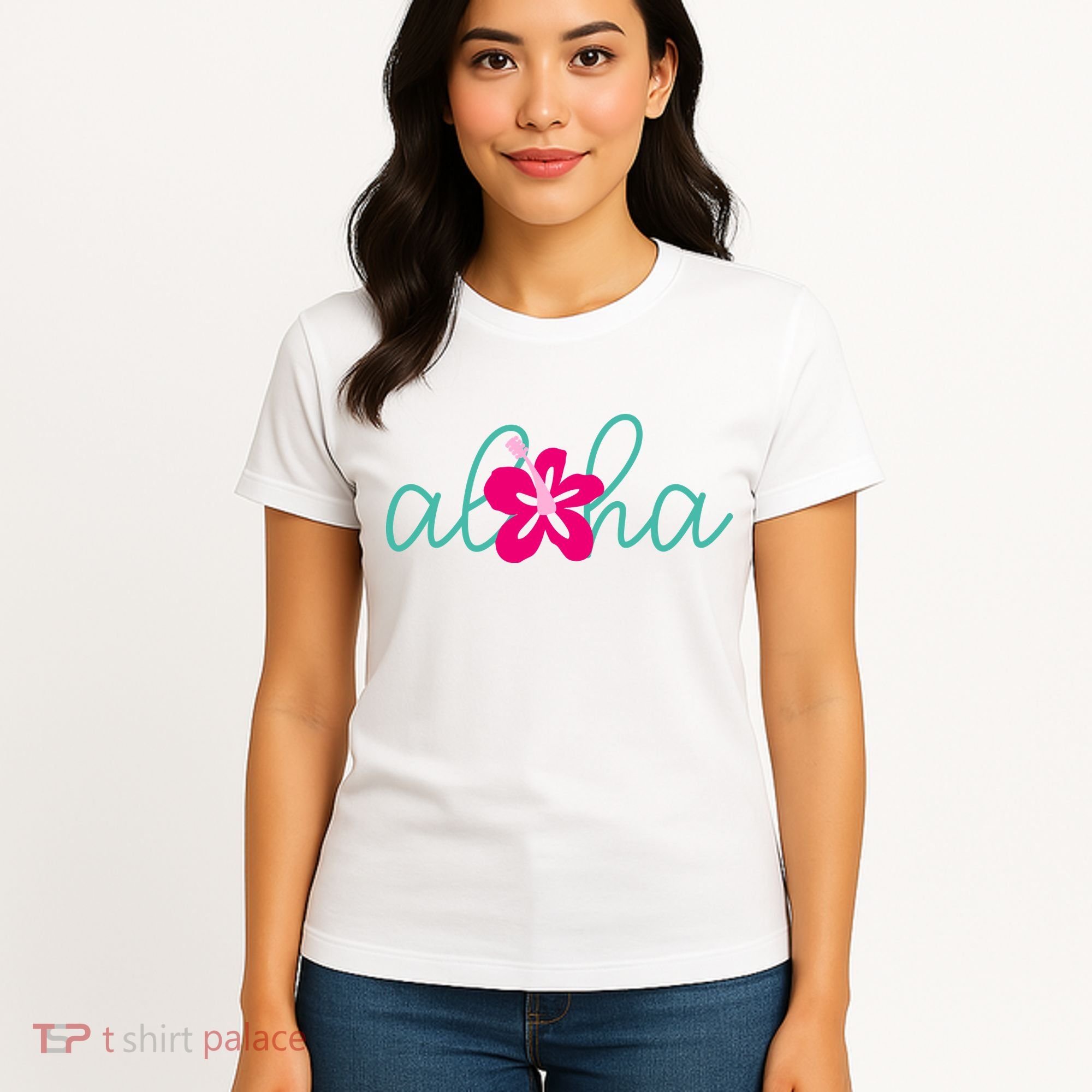 Aloha Floral Hawaii Tropical Women's T-Shirt