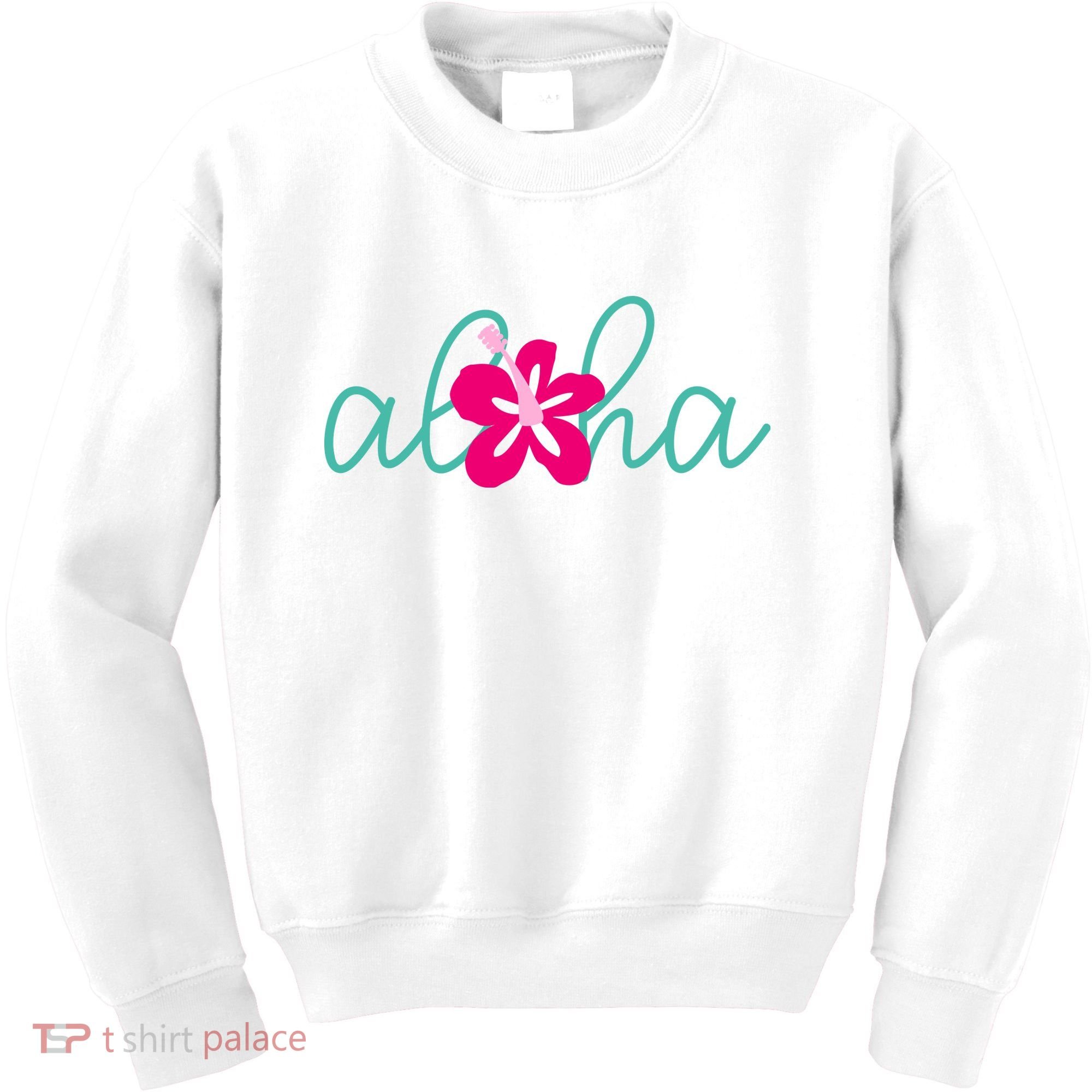 Aloha Floral Hawaii Tropical Kids Sweatshirt