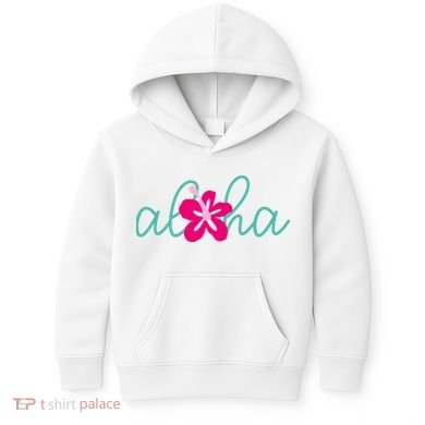 Aloha Floral Hawaii Tropical Kids Hoodie