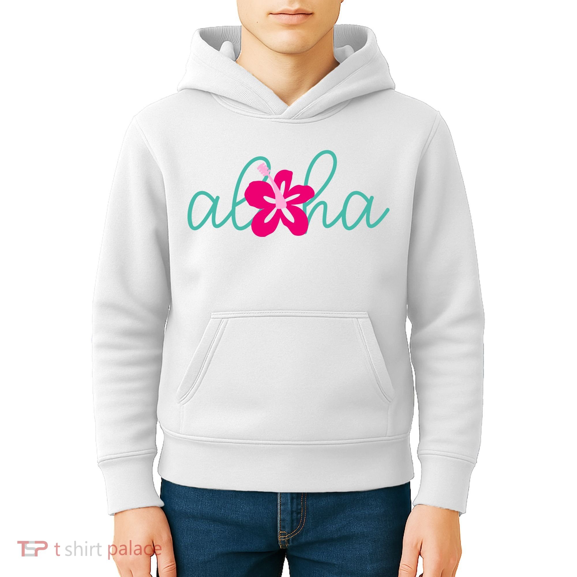 Aloha Floral Hawaii Tropical Kids Hoodie