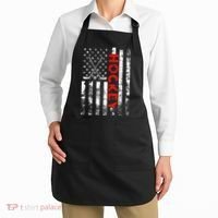 American Flag Hockey USA Patriotic Gift Apron thumb 2