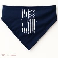 American Flag Hockey - Hockey USA-Made Doggie Bandana thumb 0