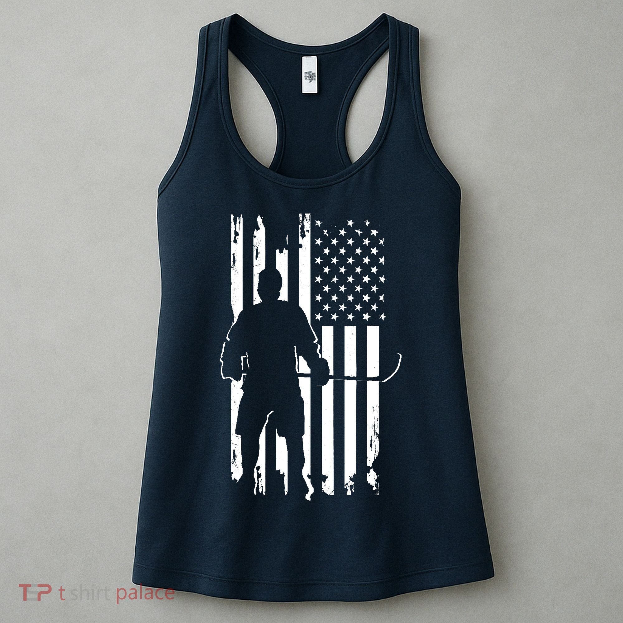 American Flag Hockey - Hockey Women's Tank Top
