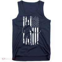 American Flag Hockey - Hockey Tank Top thumb 0