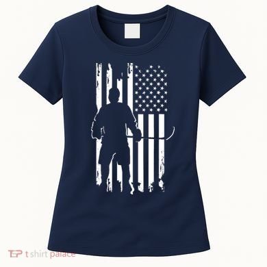 American Flag Hockey - Hockey Women's T-Shirt