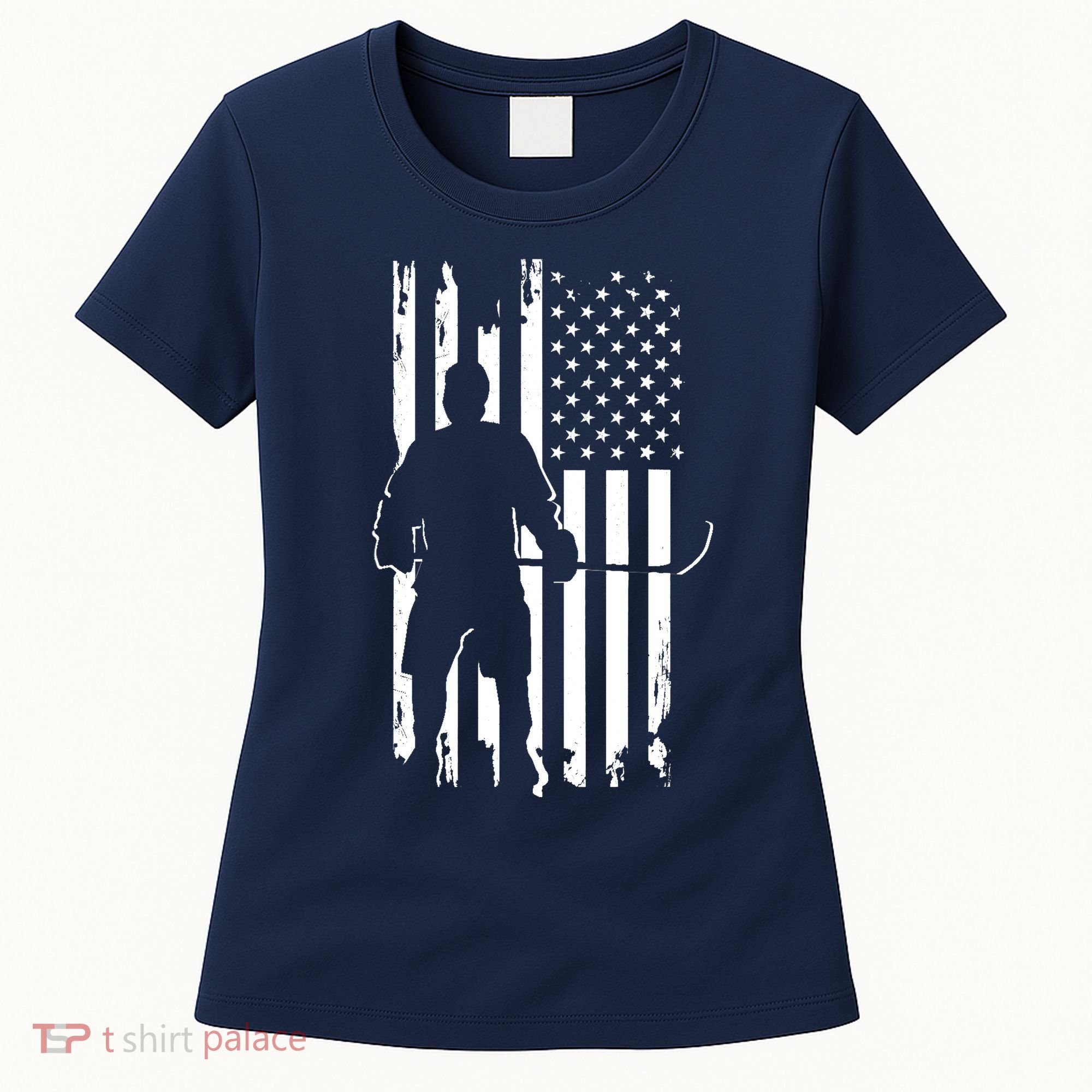 American Flag Hockey - Hockey Women's T-Shirt