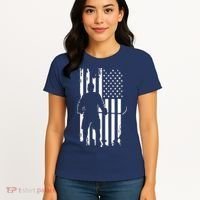 American Flag Hockey - Hockey Women's T-Shirt thumb 4