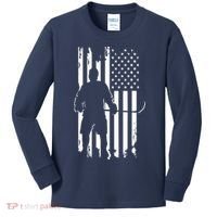 American Flag Hockey - Hockey Kids Long Sleeve Shirt thumb 0