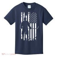 American Flag Hockey - Hockey Kids T-Shirt thumb 0