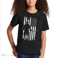 American Flag Hockey - Hockey Kids T-Shirt thumb 2
