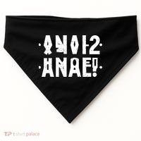 Anal Funny Hidden Message Anal? Distressed USA-Made Doggie Bandana thumb 0