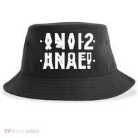 Anal Funny Hidden Message Anal? Distressed Sustainable Bucket Hat thumb 0
