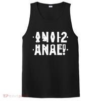 Anal Funny Hidden Message Anal? Distressed PosiCharge Competitor Tank thumb 0
