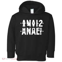 Anal Funny Hidden Message Anal? Distressed Toddler Hoodie thumb 0