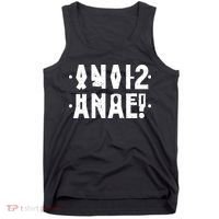 Anal Funny Hidden Message Anal? Distressed Tank Top thumb 0