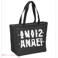 Anal Funny Hidden Message Anal? Distressed Tote Bag thumb 2