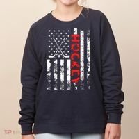 American Flag Hockey Apparel Hockey Women's Sweatshirt thumb 0