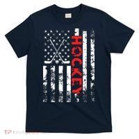 American Flag Hockey Apparel Hockey T-Shirt thumb 0