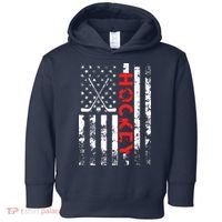 American Flag Hockey Apparel Hockey Toddler Hoodie thumb 0