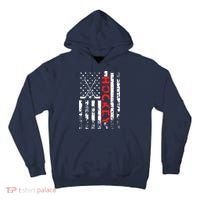 American Flag Hockey Apparel Hockey Tall Hoodie thumb 0