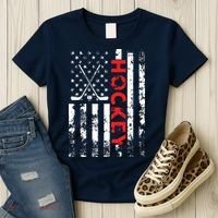 American Flag Hockey Apparel Hockey Women's T-Shirt thumb 3