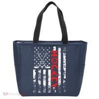 American Flag Hockey Apparel Hockey Tote Bag thumb 0