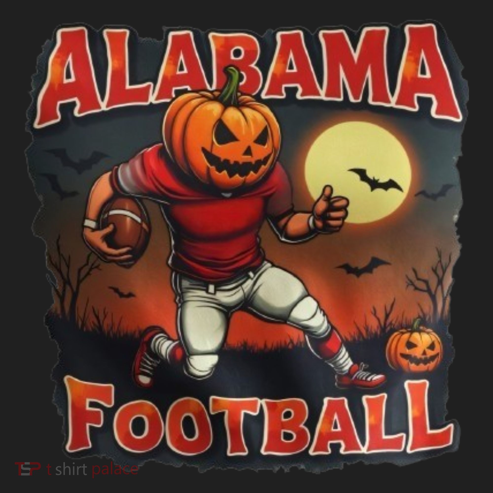 Alabama Football Halloween Pumpkin Player Spooky Alabama Beanie