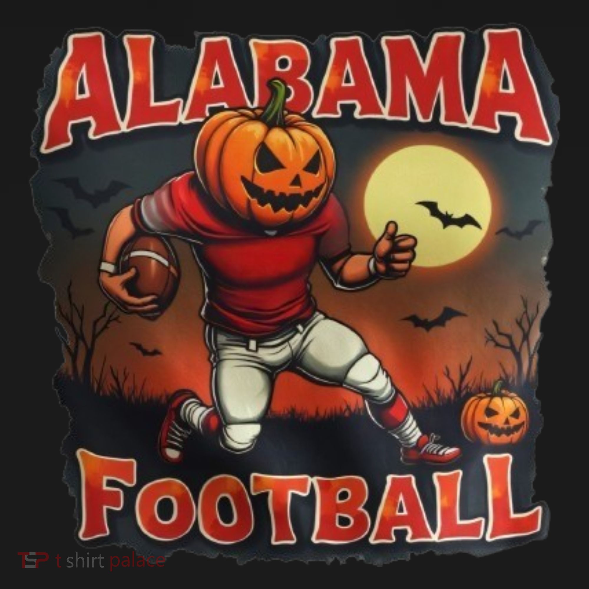 Alabama Football Halloween Pumpkin Player Spooky Alabama Women's Hoodie