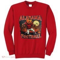 Alabama Football Halloween Pumpkin Player Spooky Alabama Sweatshirt thumb 0
