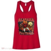 Alabama Football Halloween Pumpkin Player Spooky Alabama Women's Tank Top thumb 0