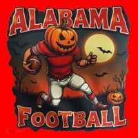 Alabama Football Halloween Pumpkin Player Spooky Alabama Women's T-Shirt thumb 6